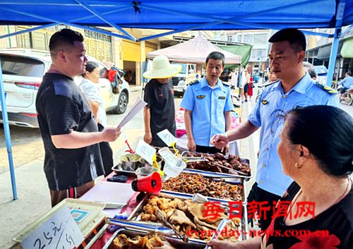 湖北省公安县麻豪口市场监管所：夏季监管不