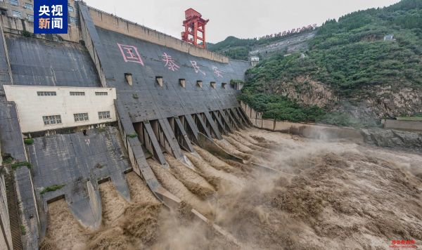 应对黄河大流量来水 三门峡水利枢纽所有孔