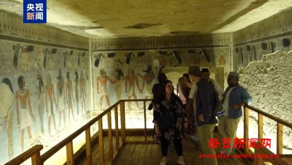 一古埃及法老陵墓首次向游客开放